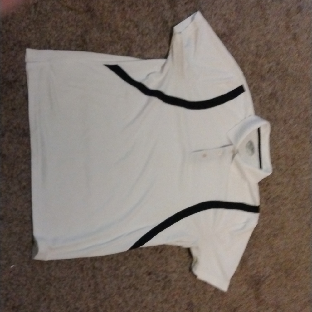 Short Sleeve Collared 3 Button Active Wear Style Golf Type Shirt